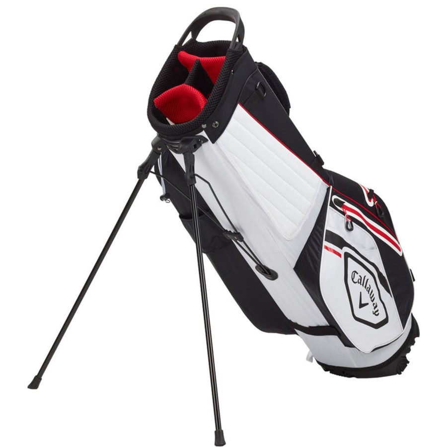 Sacs Callaway Golf Sacs De Golf Trepied | Sac Trepied Chev Blanc/Noir/Fire