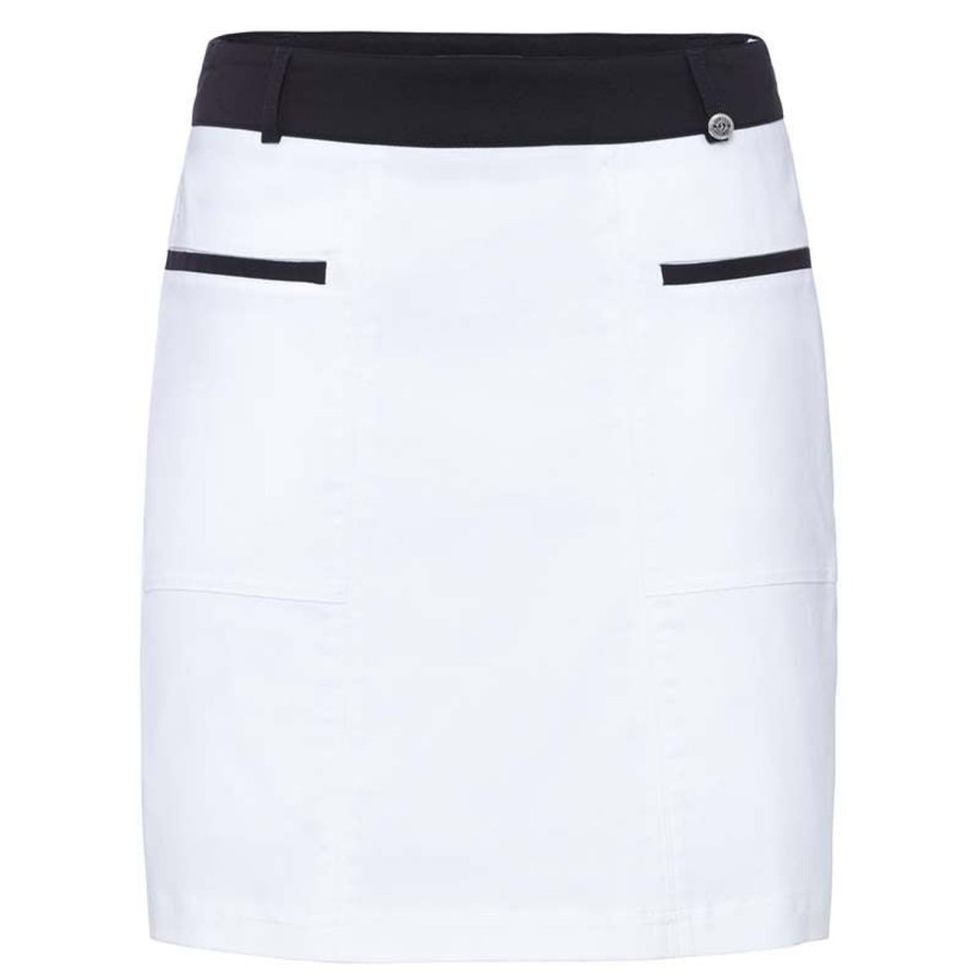 Vetements Golfino Jupes, Shorts, Pantacourts Et Robes | Jupe Short Polyvalente 2462821E2 Blanc Femme