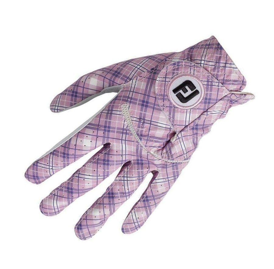 Gants FootJoy Gants De Golf Femme | Gant Spectrum Pink Plaid Femme