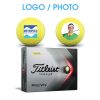 Balles Titleist Balles De Golf Personnalisees | 12 X12 Balles Prov1X Jaunes Logotees