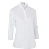 Vetements Callaway Golf Polos | Polo Manches 3/4 Swing Tech White Femme