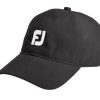 Vetements FootJoy Casquettes, Chapeaux Et Visieres | Casquette Baseball Dryjoys Noir Homme