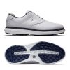 Chaussures FootJoy Chaussures De Golf Homme | Fj Traditions Spikeless Blanc 57927 Homme