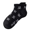 Vetements Daily Sports Chaussettes | 3 Paires De Chaussettes Heart Black Femme