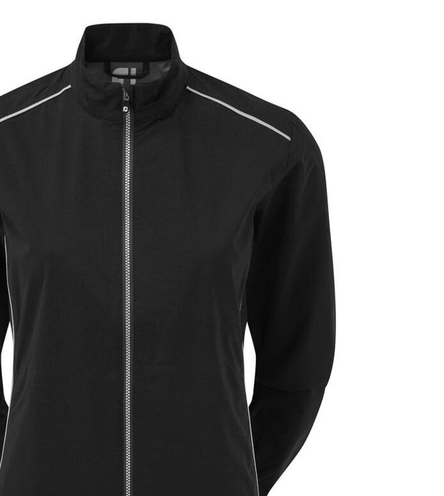 Vetements FootJoy Tenues De Pluie | Veste De Pluie Fj Hydrolite V2 Noir Femme