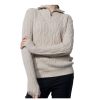 Vetements Daily Sports Pulls Et Sweats | Pull Olivet Double Beige Raw Femme