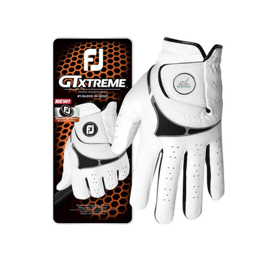 Gants FootJoy Gants De Golf Femme | Gant Gtxtreme Ballmark Gdm Blanc Femme