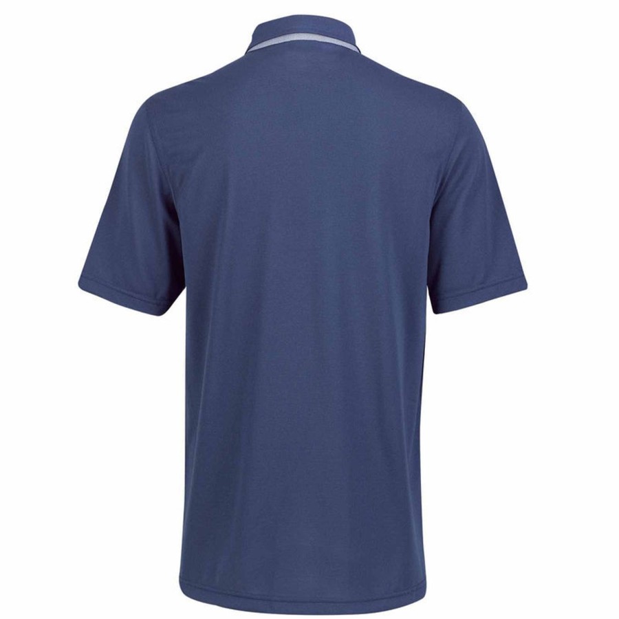 Vetements Golfino Polos | Polo Quick Dry Blue Homme