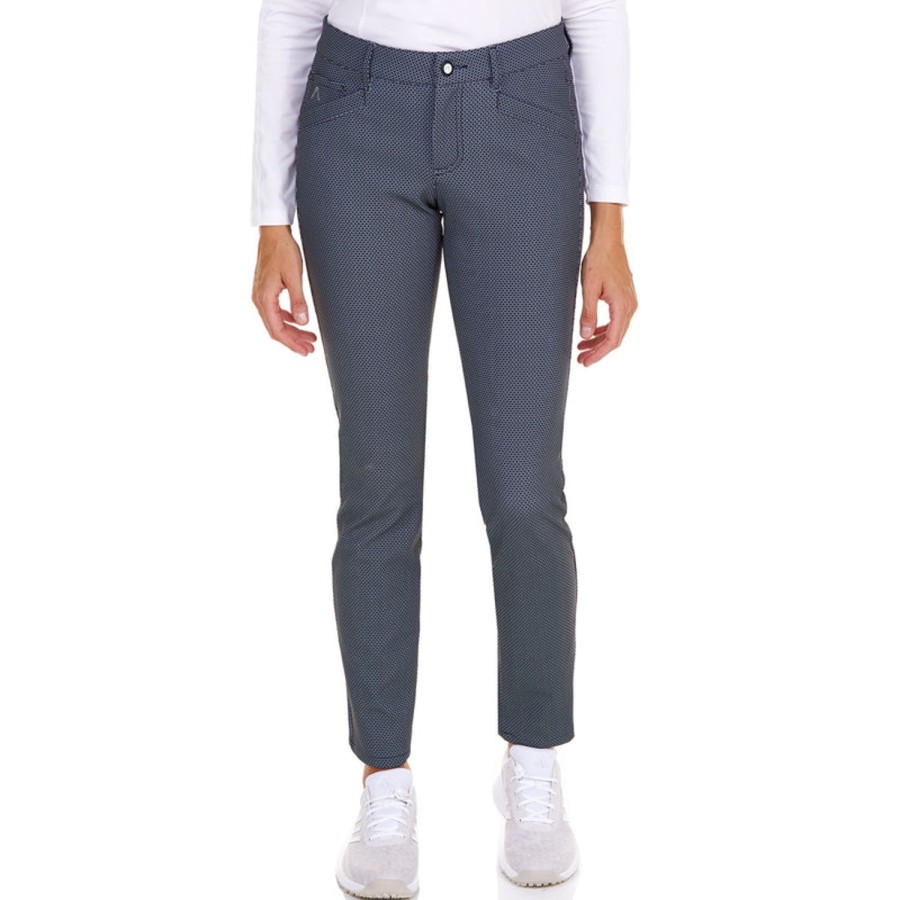 Vetements Alberto Pantalons | Pantalon Jana Wr Print Navy Femme