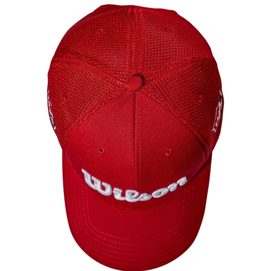 Vetements Wilson Casquettes, Chapeaux Et Visieres | Casquette Mesh Performance Red Homme