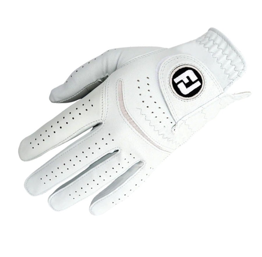 Gants FootJoy Gants De Golf Femme | Gant Contour Flx Blanc Femme