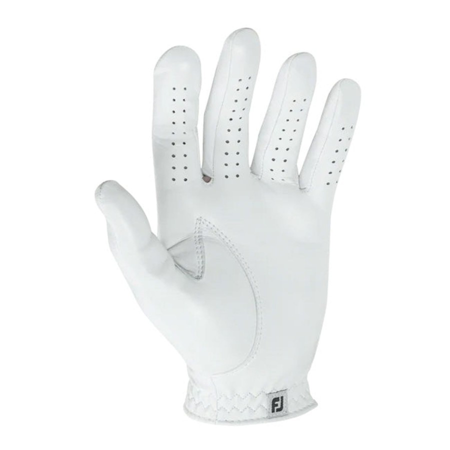 Gants FootJoy Gants De Golf Femme | Gant Contour Flx Blanc Femme