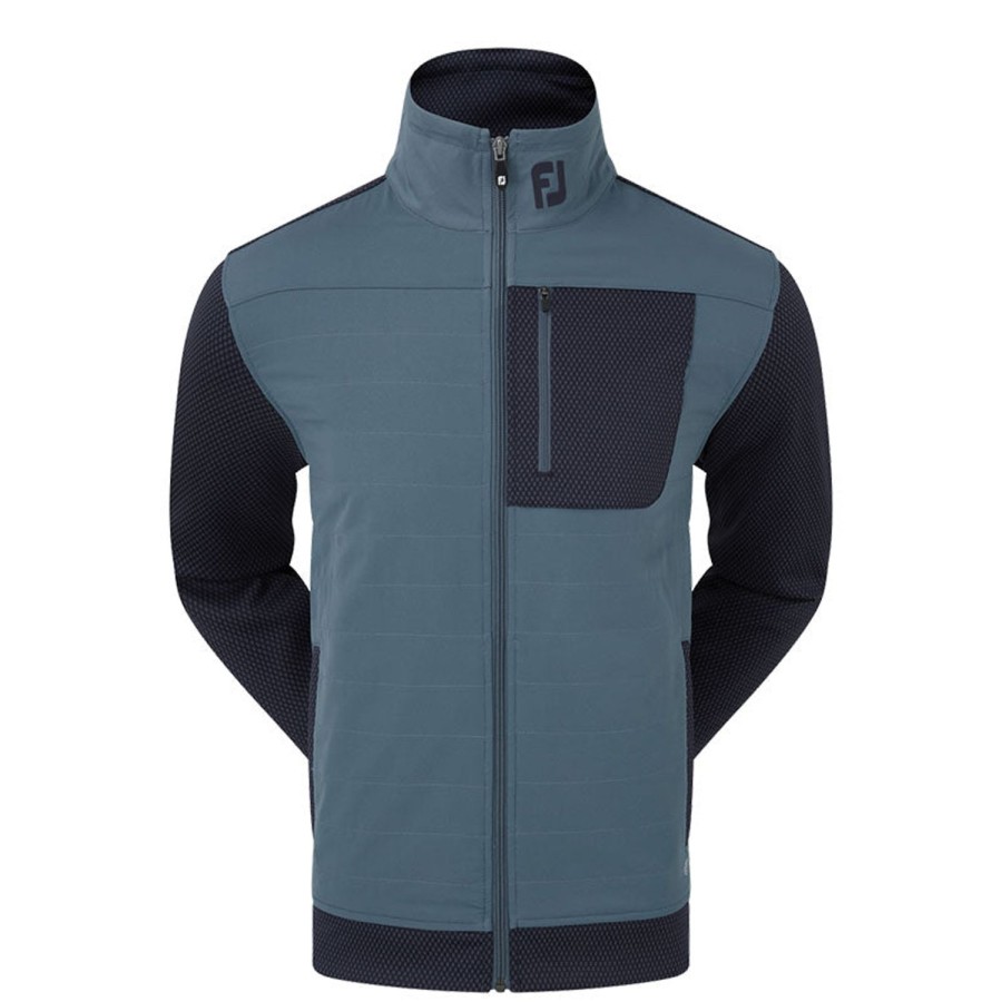 Vetements FootJoy Vestes Et Coupe-Vent | Veste Thermoseries Navy/Blue Grey Homme