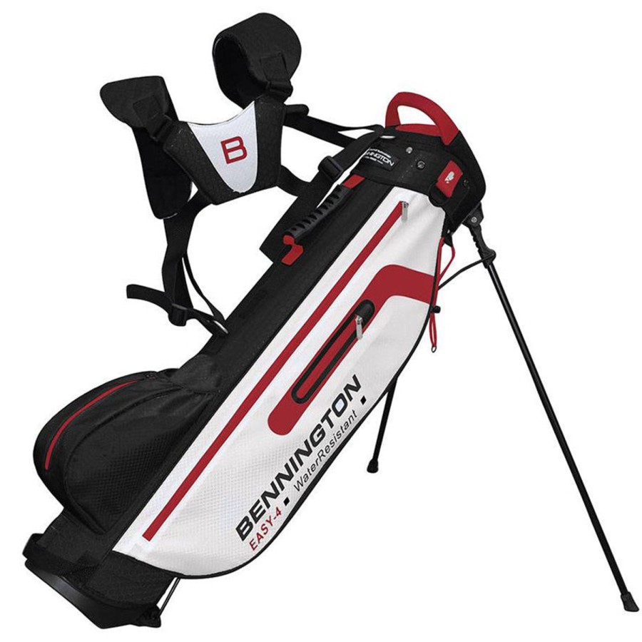 Sacs Bennington Sacs De Golf Trepied | Sac Trepied Easy 4 Wr Black White Red