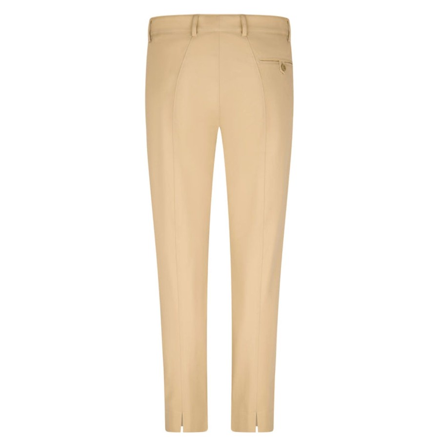 Vetements Golfino Pantalons | Pantalon En Stretch Desert Sand Femme