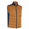 Vetements Callaway Golf Vestes Et Coupe-Vent | Gilet Matelasse Sans Manche Brown Homme