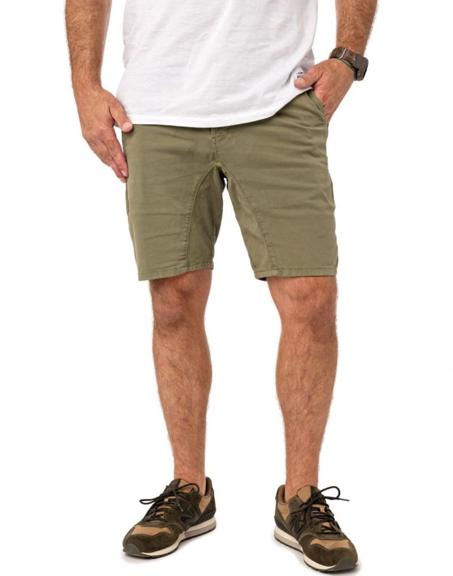 Vetements Pull In Bermudas Et Shorts | Bermuda Dening Chino Verdi Homme