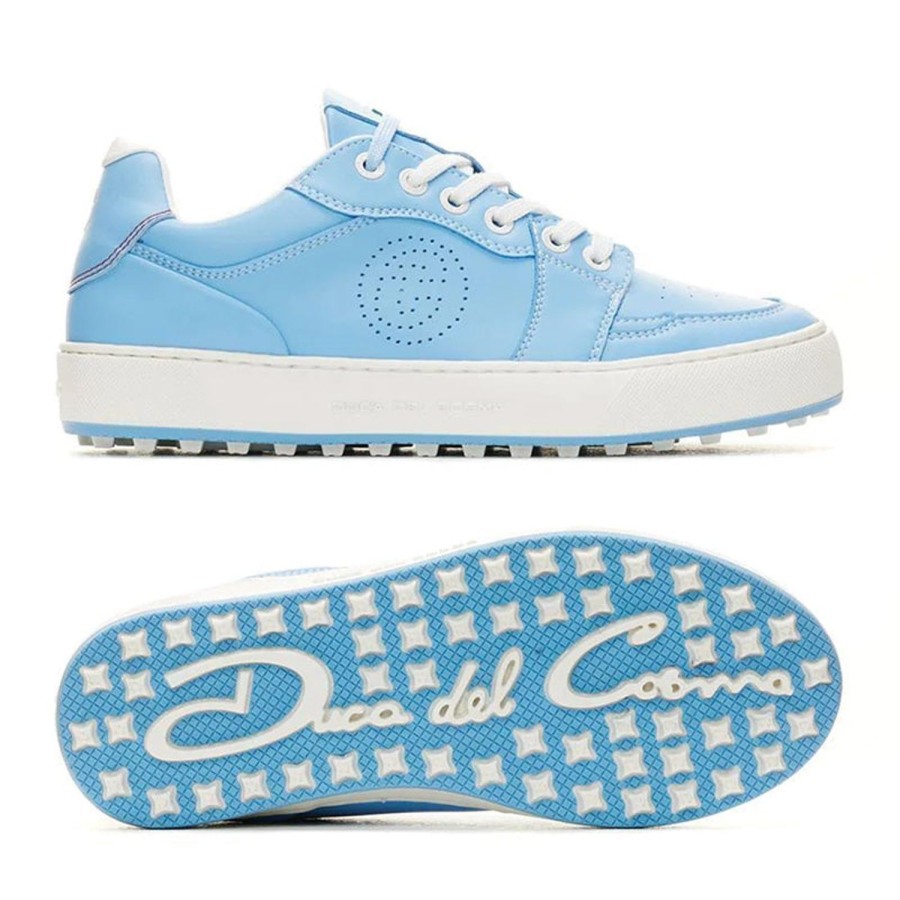 Chaussures Duca Del Cosma Chaussures De Golf Femme | Giordana Light Blue Femme