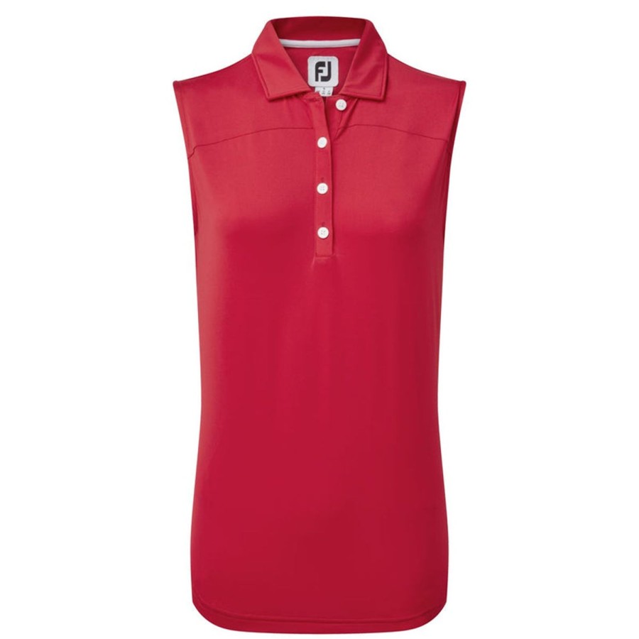 Vetements FootJoy Polos | Polo Sm 88502E2 Rouge Femme