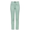 Vetements Golfino Pantalons | Pantalon Stretch 7/8 2468122E2 Gris Sauge/604 Femme