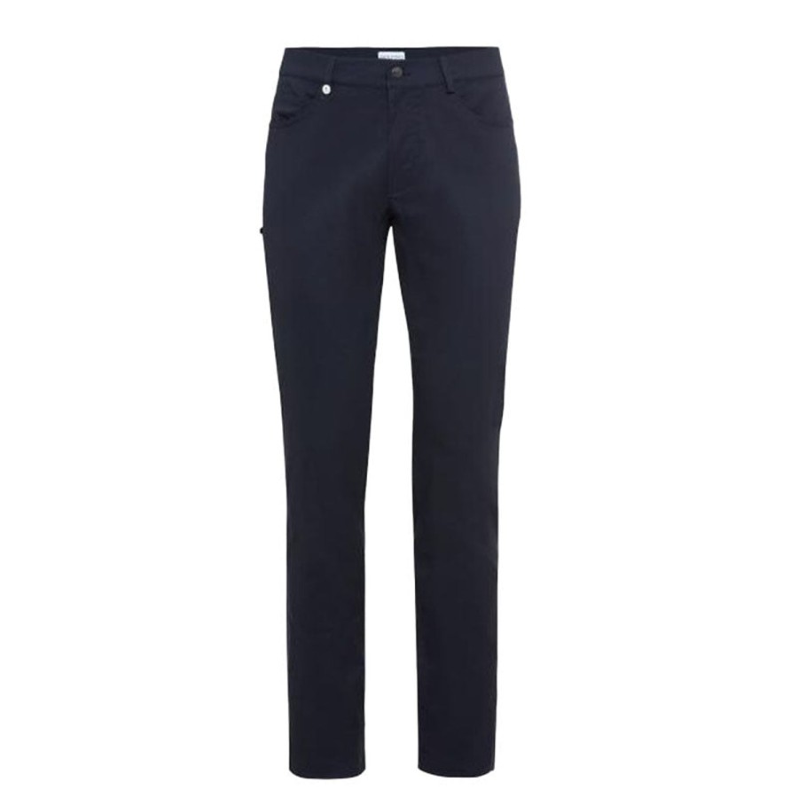 Vetements Golfino Pantalons | Pantalon De Golf Stretch Navy Homme