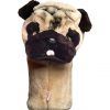 Accessoires & Montres Daphne Couvre-Clubs | Couvre Clubs Driver Carlin (Pug) Peluche