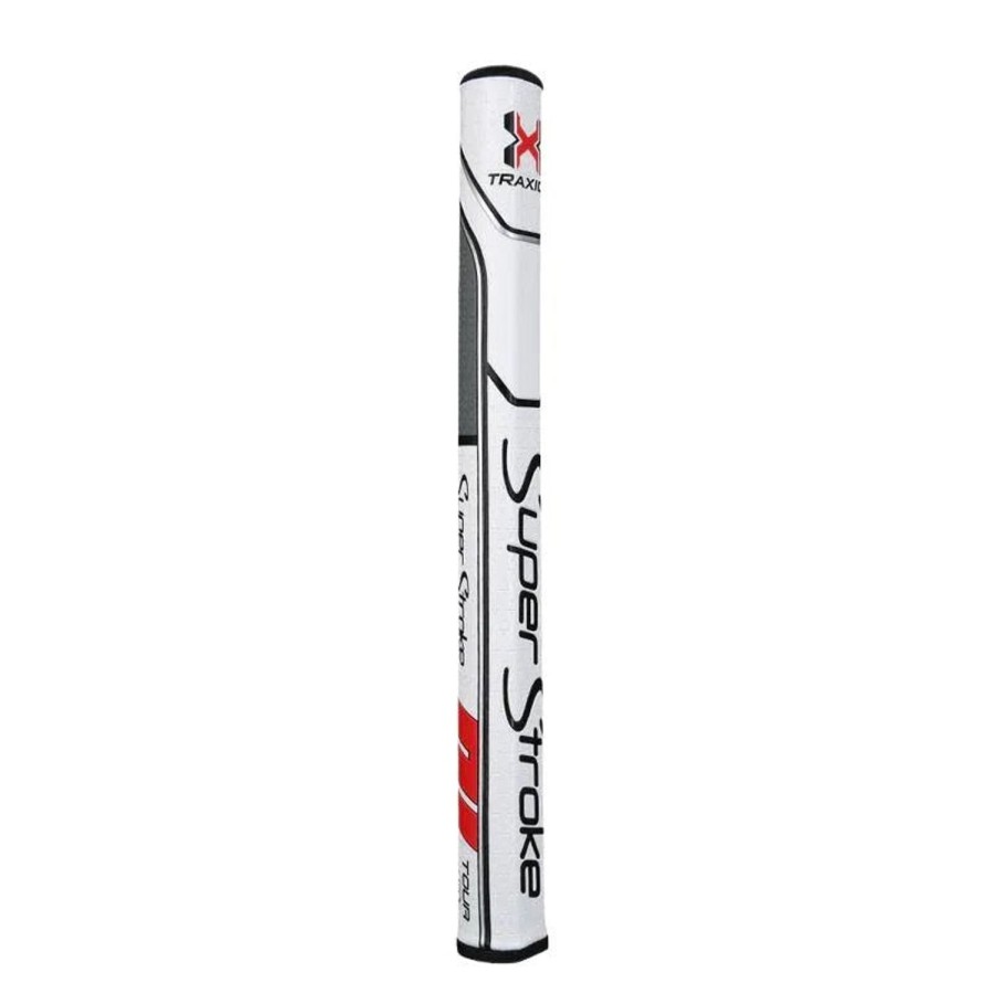 Atelier Super Stroke Grips | Grip Putter Traxion Tour Series 1.0 White Red Grey