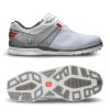 Chaussures FootJoy Chaussures De Golf Homme | Pro Sl Sport Blanc/Gris/Orange 53853 Homme