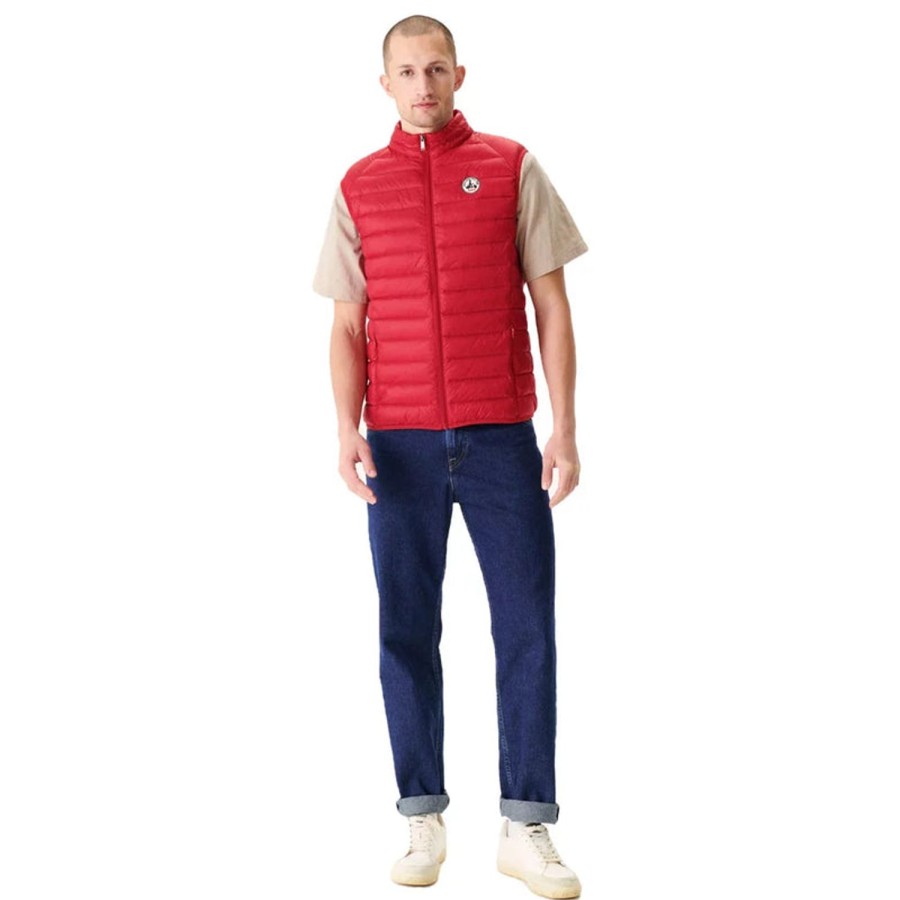 Vetements Jott Vestes Et Coupe-Vent | Doudoune Sans Manches Tom Red Homme