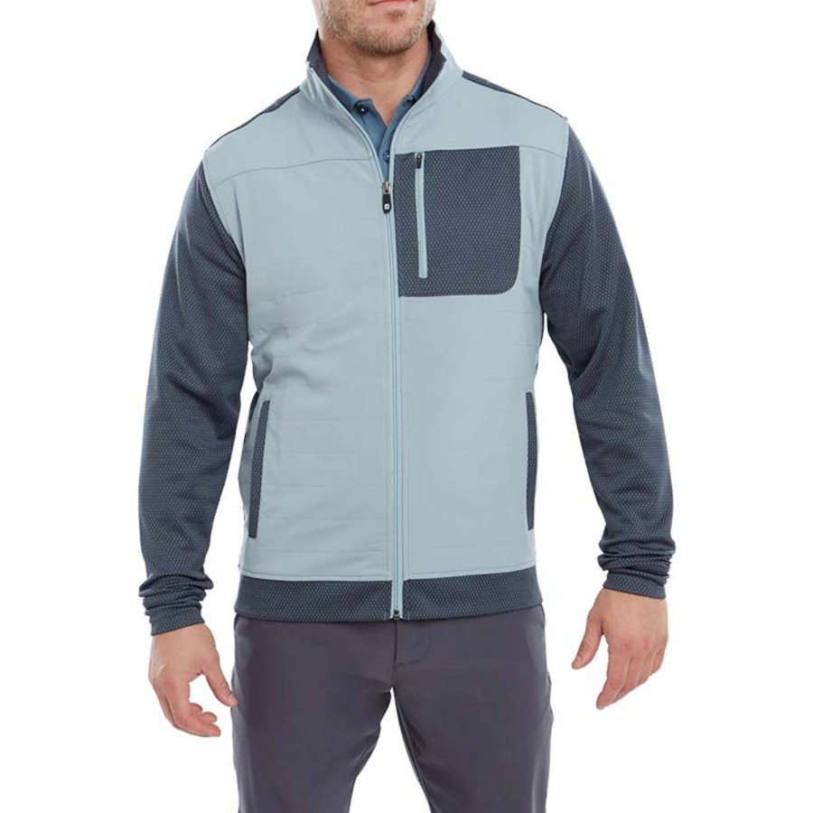 Vetements FootJoy Vestes Et Coupe-Vent | Veste Thermoseries Gris Anthracite Homme