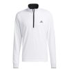 Vetements Adidas Pulls Et Sweats | Pull Quarter-Zip White Homme