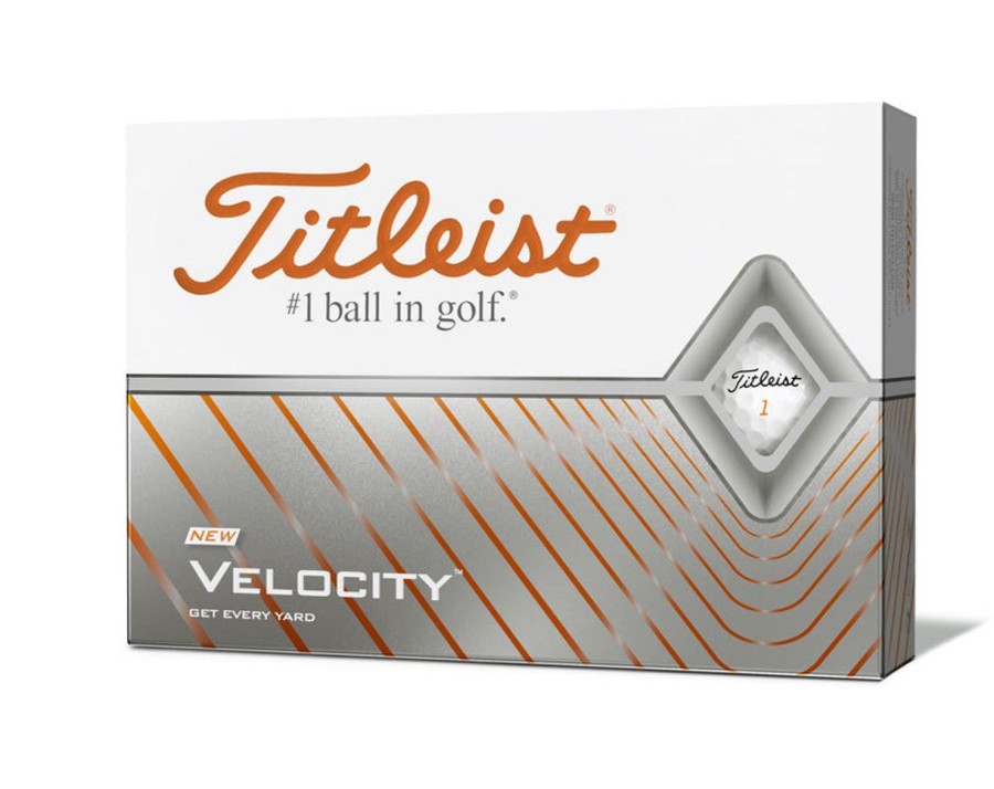 Balles Titleist Balles De Golf Personnalisees | 12 X12 Balles Velocity Logotees