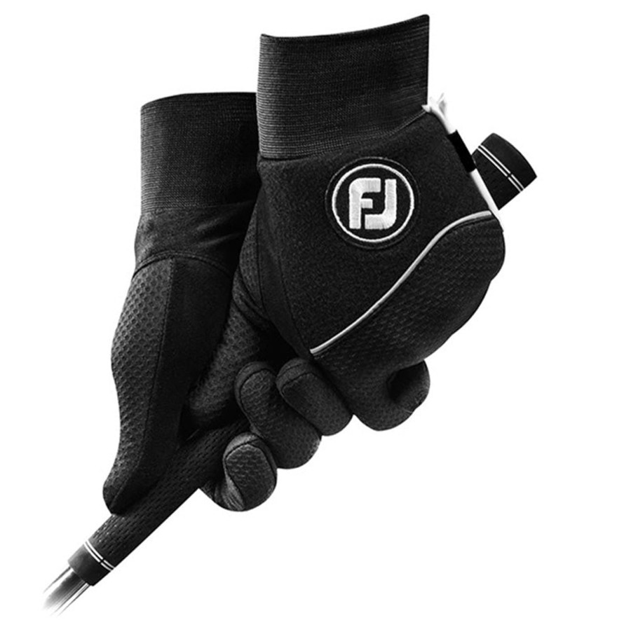 Gants FootJoy Gants De Golf Femme | 2 Gants Wintersof 66979 Noir Femme