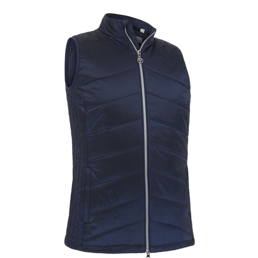 Vetements Callaway Golf Veste Et Coupe-Vent | Veste Sans Manches Primaloft Quilted Cgvfb0Q9 H3 Peacot/410 Femme