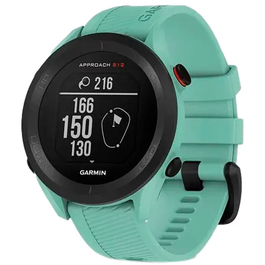 Accessoires & Montres Garmin Montres & Gps | Montre Gps Approach S12 Vert D'Eau