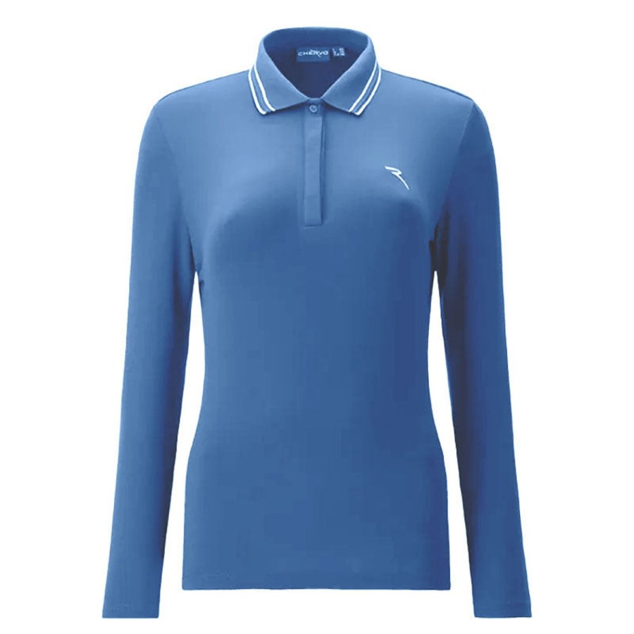 Vetements Chervo Polos | Polo Antichita Blue Femme