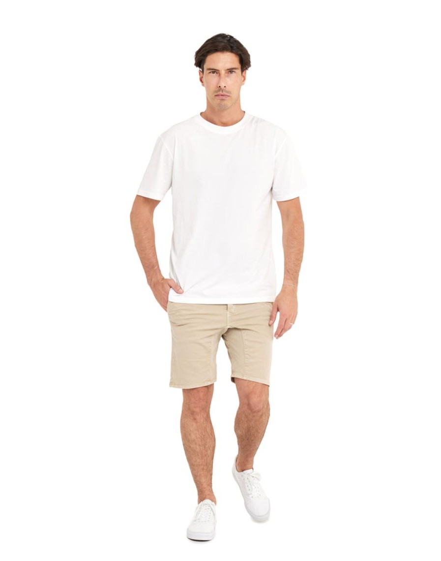 Vetements Pull In Bermudas Et Shorts | Bermuda Dening Chino Cream Homme