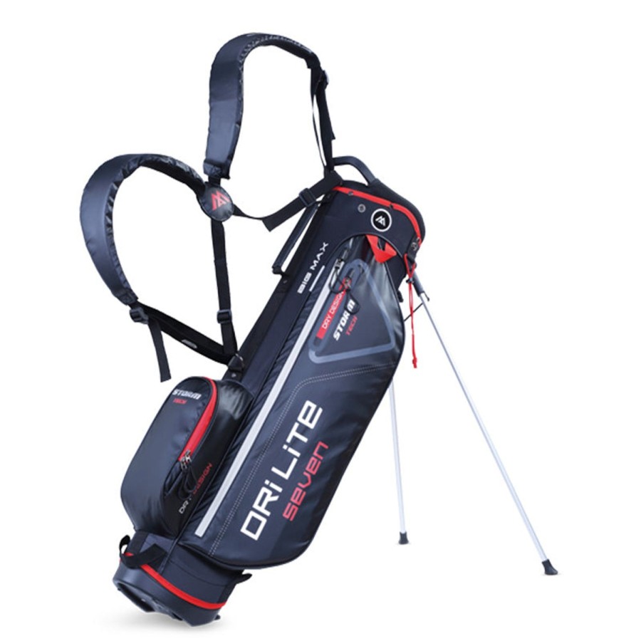 Sacs Bigmax Sacs De Golf Trepied | Sac Trepied Drilite Seven Black Red