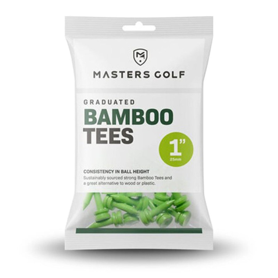 Accessoires & Montres Masters Tees | 25 Tees 1 Etage Bamboo Lime (25Mm)