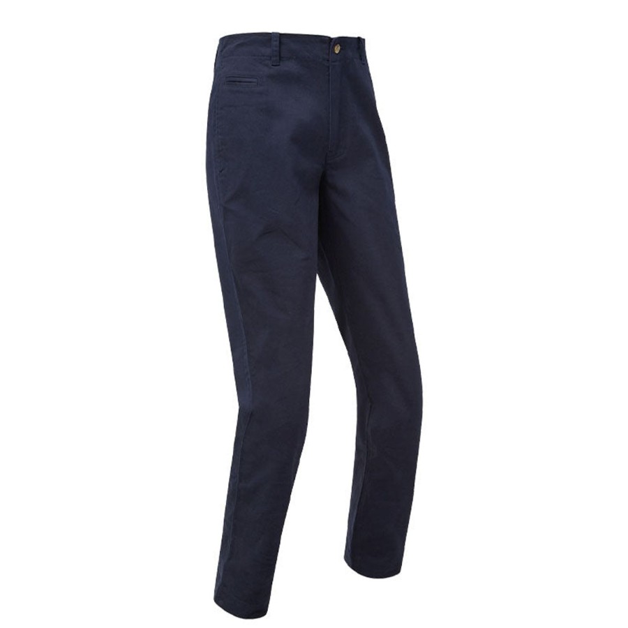 Vetements FootJoy Pantalons | Pantalon Chino Fj Coupe Fusele Navy Homme