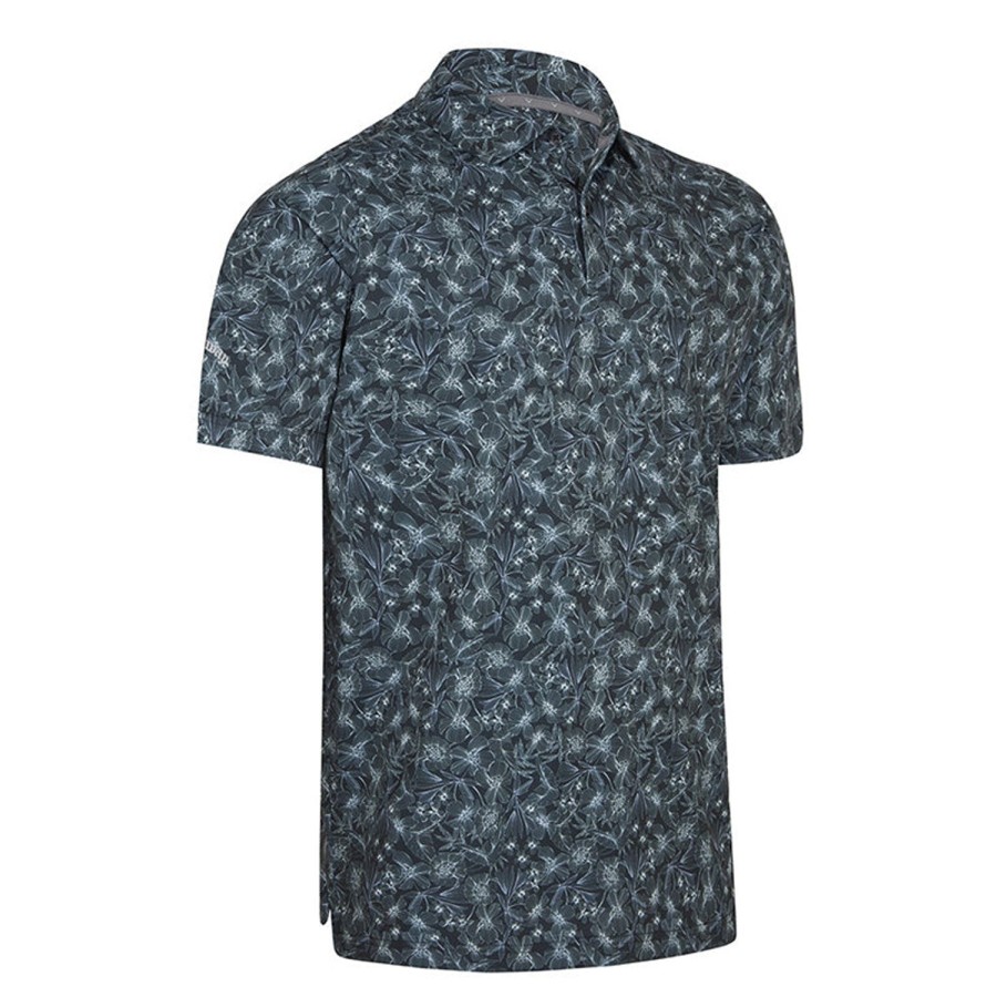 Vetements Callaway Golf Polos | Polo All Over Floral Print Caviar Homme