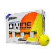 Balles Srixon Balles De Golf Srixon | 12 Balles De Golf Q Star Tour Divide Brite Jaune/Orange