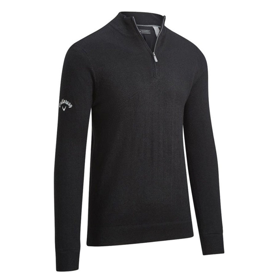 Vetements Callaway Golf Pulls Et Sweats | Pull Windstopper 1/4 Zip Noir Homme