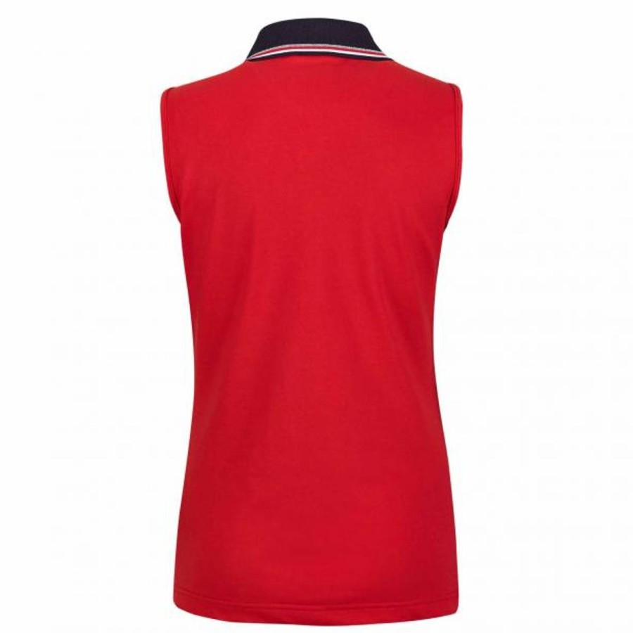 Vetements Golfino Polos | Polo Sm 6332223E1 Rouge/367 Femme