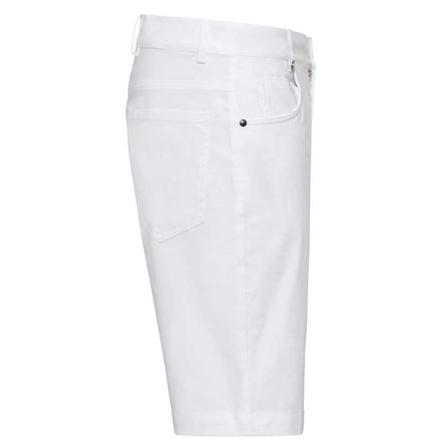 Vetements Golfino Bermudas Et Shorts | Bermuda 5 Poches 2467812E2 Blanc/100 Homme