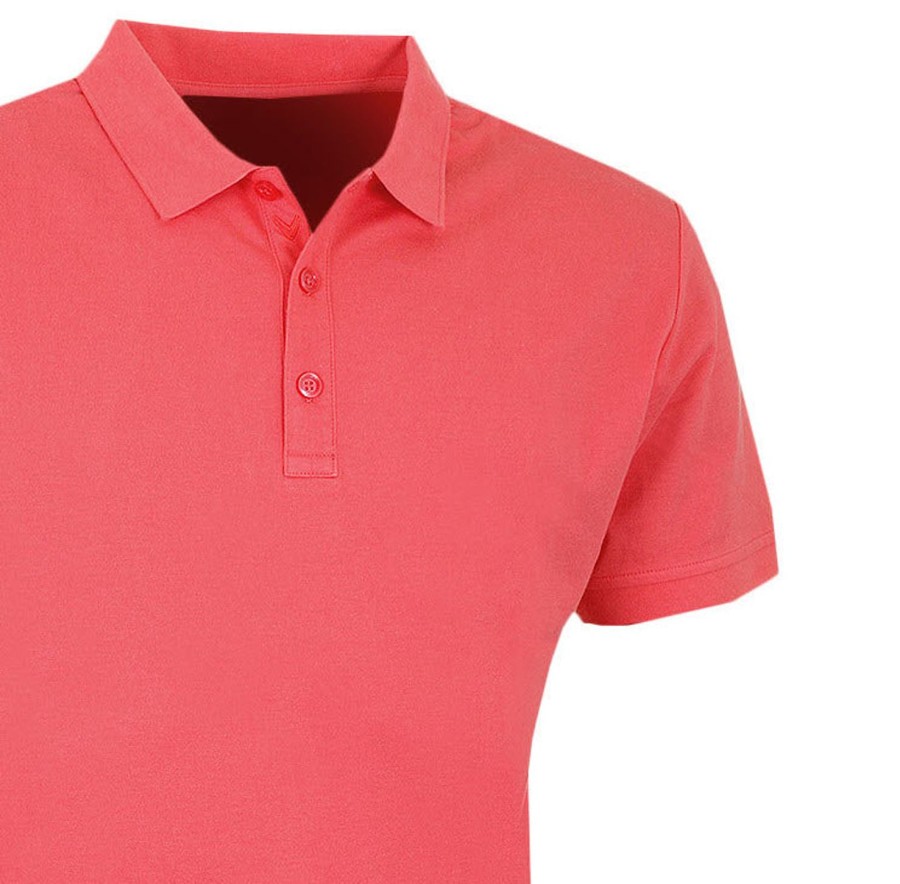 Vetements Callaway Golf Polos | Polo Pique Cgks7063 Cayenne/462 E18 Homme