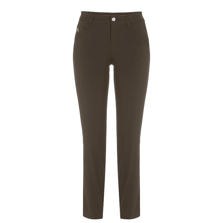 Vetements Alberto Pantalons | Pantalon Jana 3Xdry Brun Femme