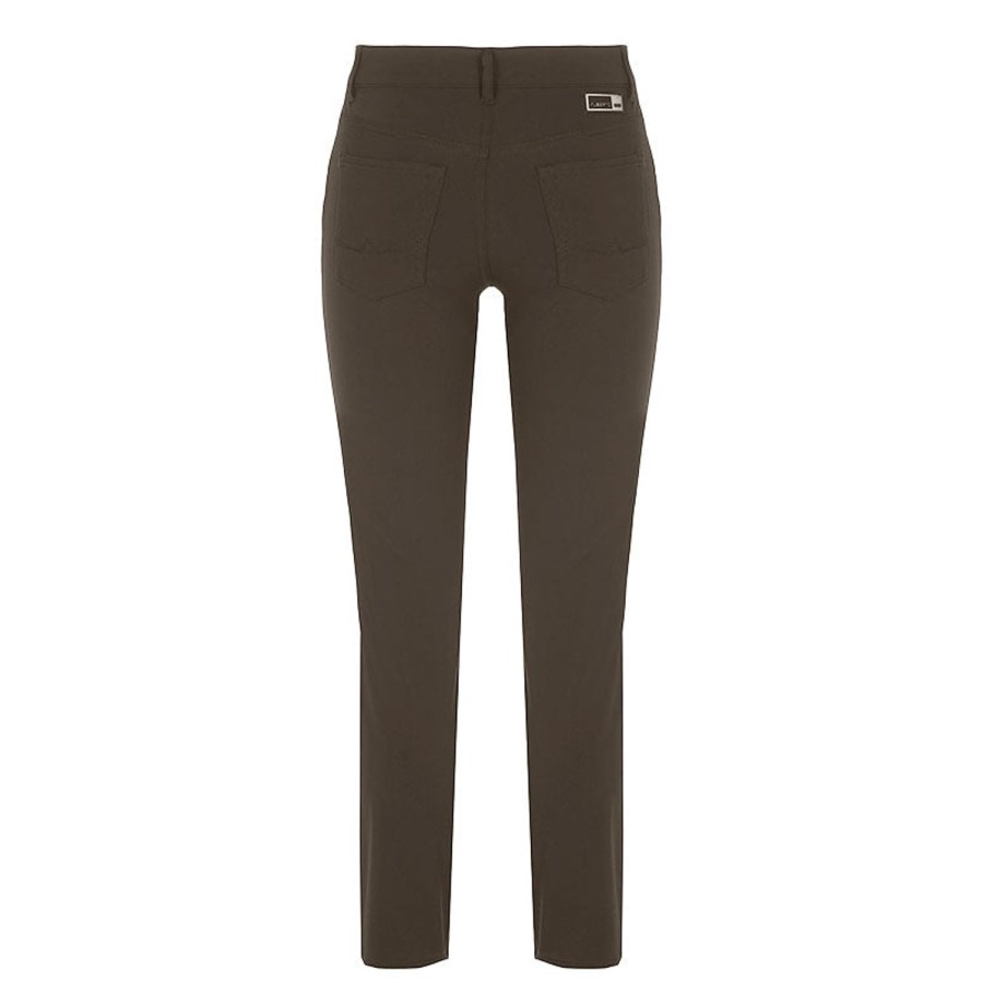 Vetements Alberto Pantalons | Pantalon Jana 3Xdry Brun Femme