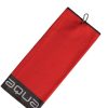 Accessoires & Montres Bigmax Serviettes | Serviette Tri Plis Aqua Rouge (40Cm X 53Cm)