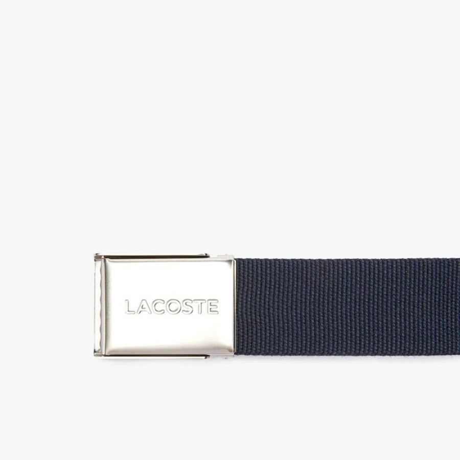 Vetements Lacoste Ceintures | Ceinture Marine Homme